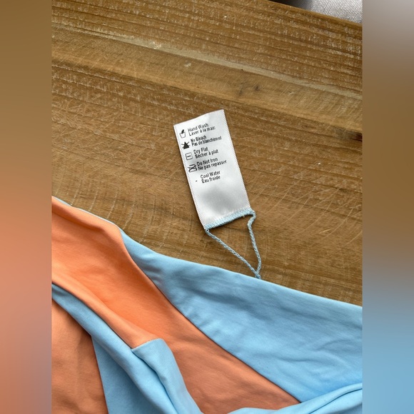 L* Space Orange and Blue Dani Classic Bikini Bottom Women's Small - Picture 8 of 9